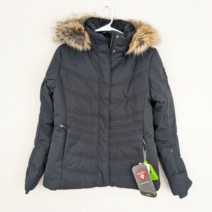 NWT Obermeyer Tuscany II Women's Winter Jacket, Size 6 Regular, Black